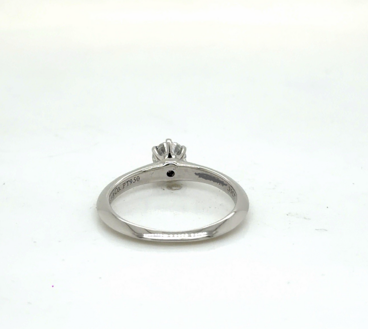 Tiffany & Co. 0.33ct Round Brilliant Diamond Solitaire Engagement Ring Size 4.5 (view 7)