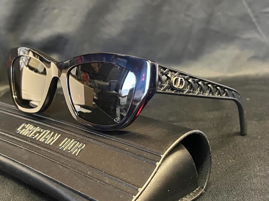 CHRISTIAN DIOR VERYDIOR S2I 20C0 SQUARE SUNGLASSES TORTOISE/GREEN 53-20-140mm — view 4