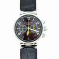 Louis Vuitton Tambour Twenty 20th Anniversary 41.5 mm Watch Black Strap QA1740 (view 1)