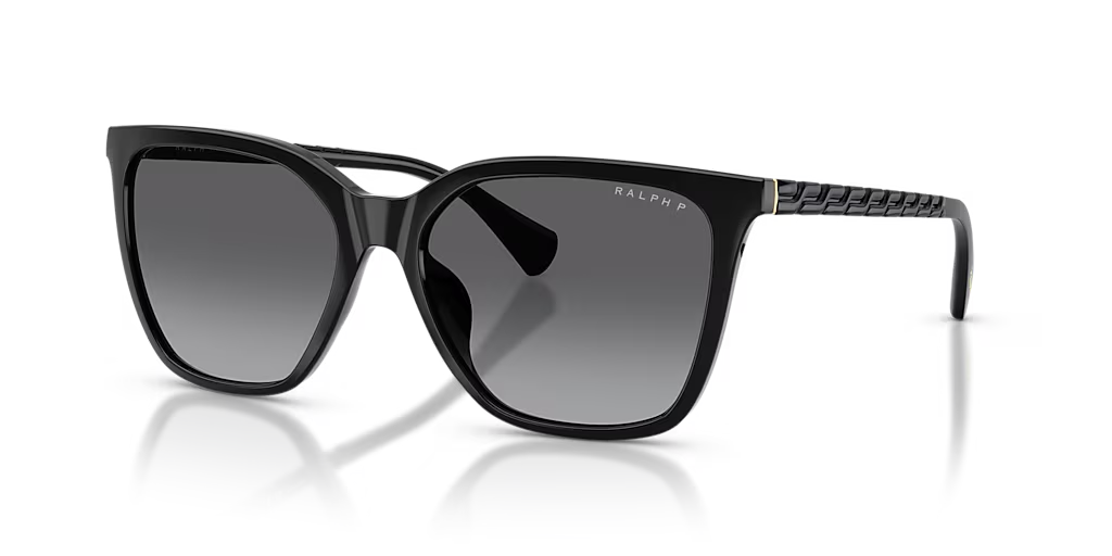 Ralph Lauren Sunglasses RA5328U 5001T3 56-17 Shiny Black/grey Gradient Polarized (view 1)