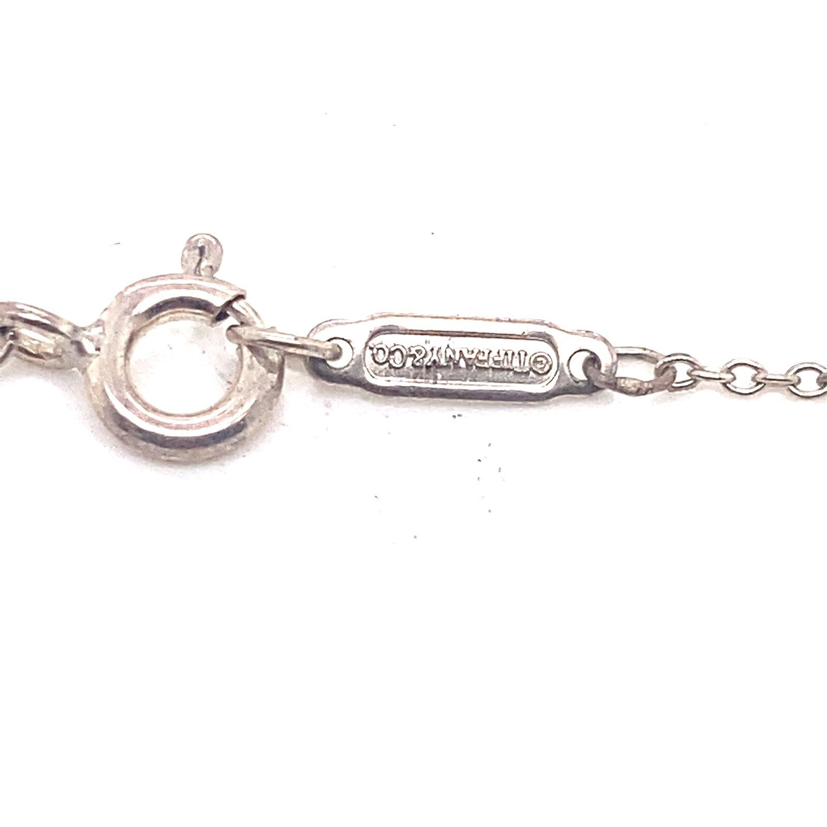 Tiffany & Co. Sterling Silver and Diamond Diasy Key Pendant Necklace (view 3)