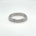 Tiffany & Co. TIFFANY & CO TIFFANY FOREVER WEDDING BAND RING PLATINUM 950 3mm SIZE 5 — Certified Authentic | San Diego Jewelr