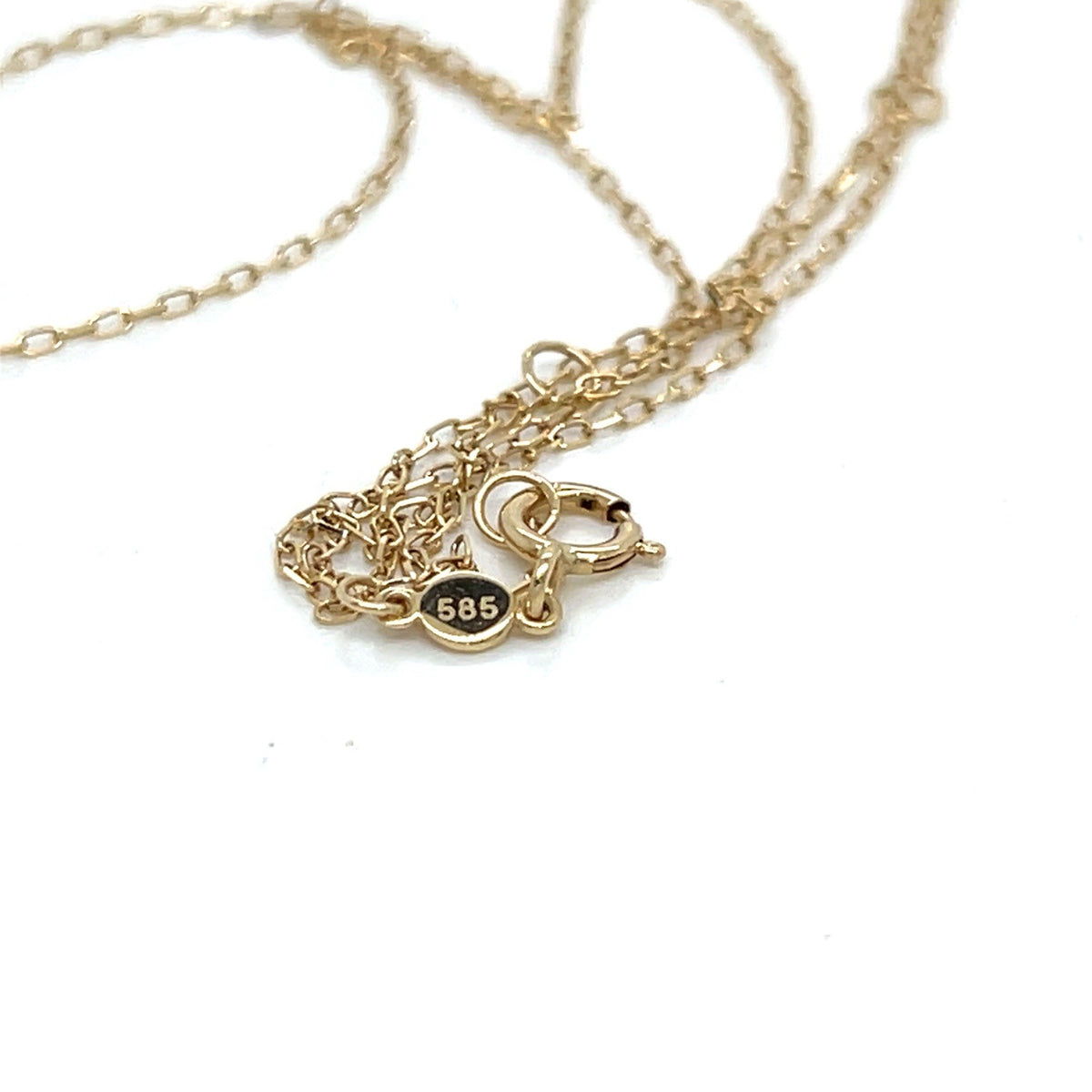Gorjana Diamond Bar 14K Solid Gold Chain Necklace Adjustable 15-17 Inch (view 3)