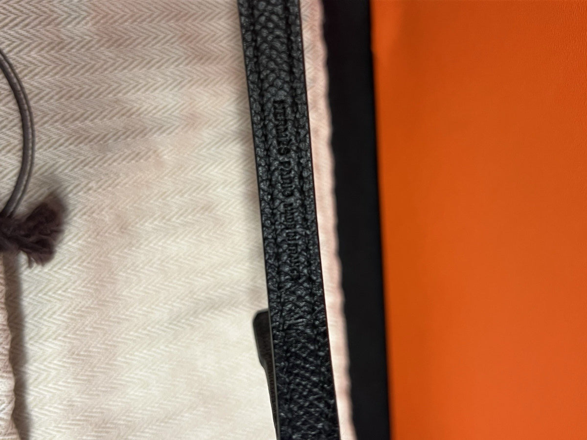 Hermes Black Epsom Kelly TO Go, Gold Hardwear, Removable Strap, Dust Bags, Box (view 10)