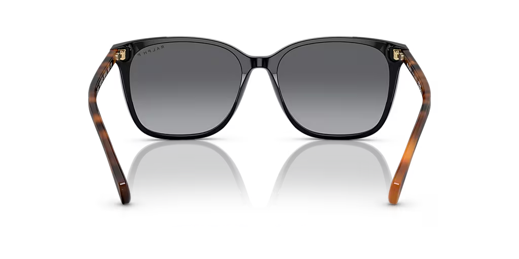 RALPH LAUREN SUNGLASSES VVCV RA5293 SHINY BLACK POLARIZED GRADIENT BROWN 145mm — view 4