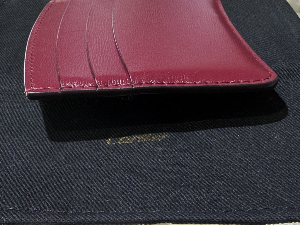 Cartier Panthere de Cartier Card Holder Red Wine Gold C Logo (view 4)