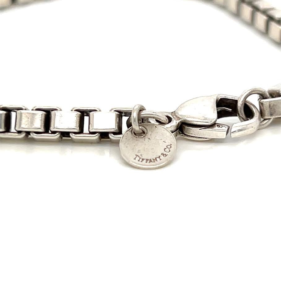 Tiffany & Co. Venetian Link Chain Bracelet Sterling Silver 925 Medium - 7.5 in (view 6)