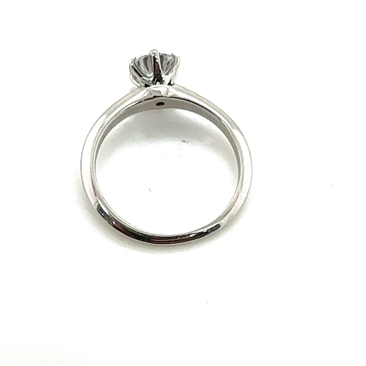 0.77ct Tiffany & Co. Round Brilliant Diamond Solitaire Engagement Ring Platinum (view 3)