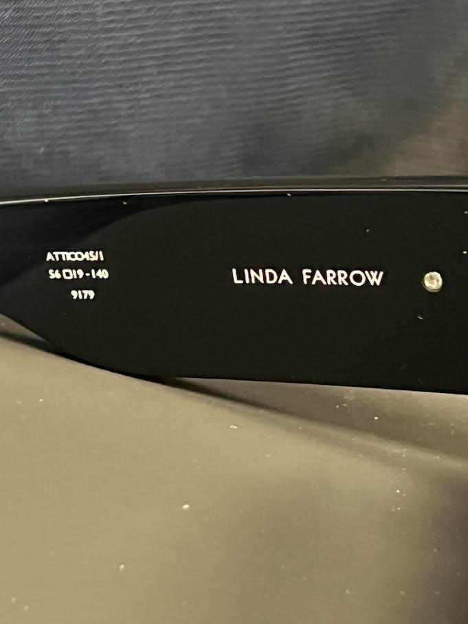 The Attico x Linda Farrow Blake Sunglasses Black ATTICO45C1SUN 140mm 56-19 (view 6)