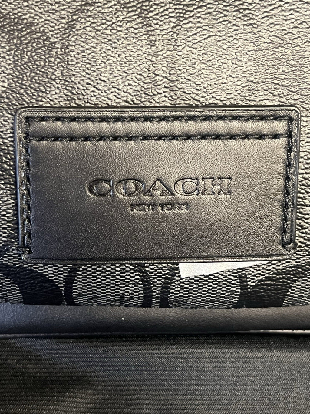 Coach Track Belt Bag C3765 Charcoal/grey/black Waist Bag Fanny Pack (view 9)