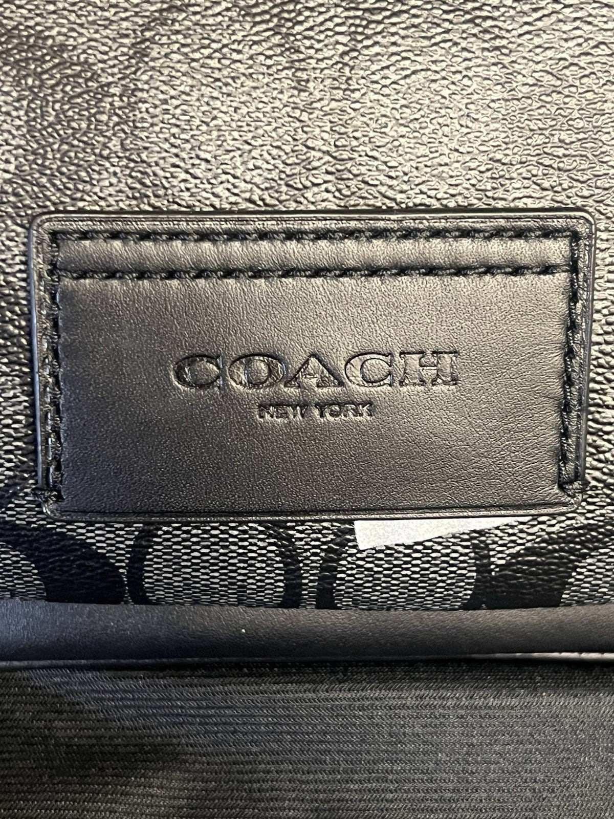 Coach Track Belt Bag C3765 Charcoal/grey/black Waist Bag Fanny Pack (view 9)