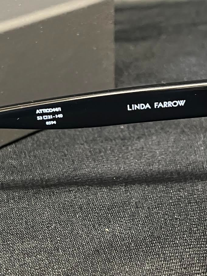 The Attico x Linda Farrow Agnes Sunglasses Black ATTICO44C1SUN 53-21-140mm (view 6)