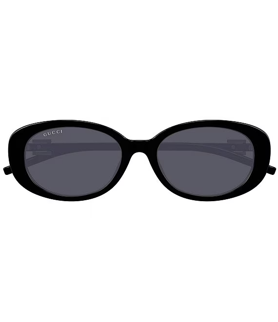 GUCCI SUNGLASSES G STRING OVAL BLACK/GREY GG1684SA 001 145mm — view 2