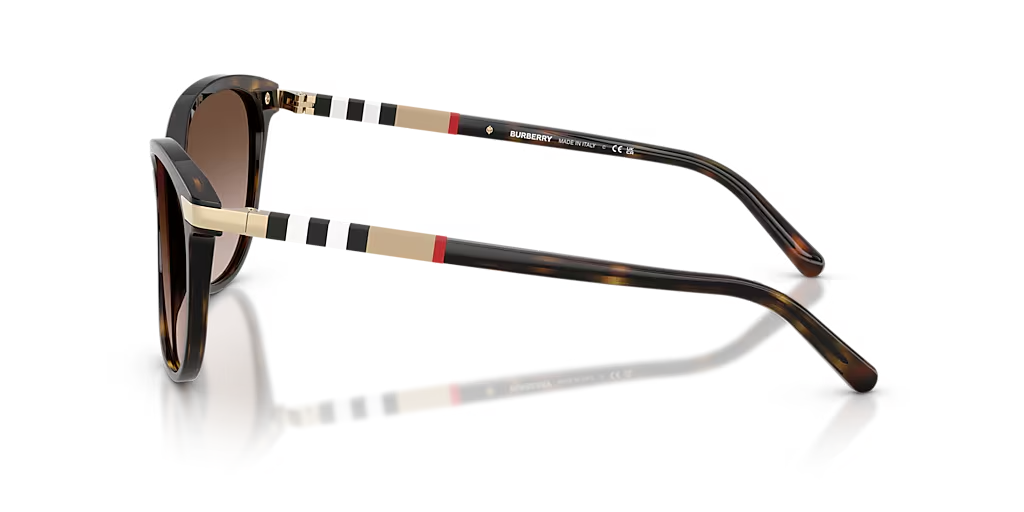 Burberry Dark Havana Frame Brown Gradient Lens Sunglasses BE4216 57-16/ 140 MM (view 3)