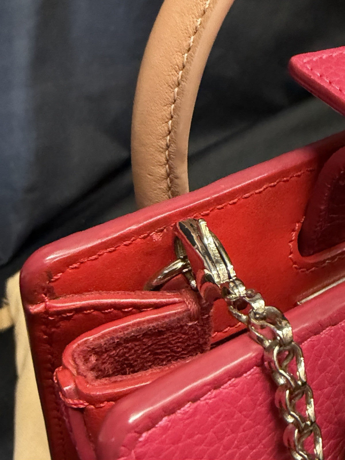 Christian Louboutin Nano Paloma Bag Pink Removable Chain Strap (view 14)