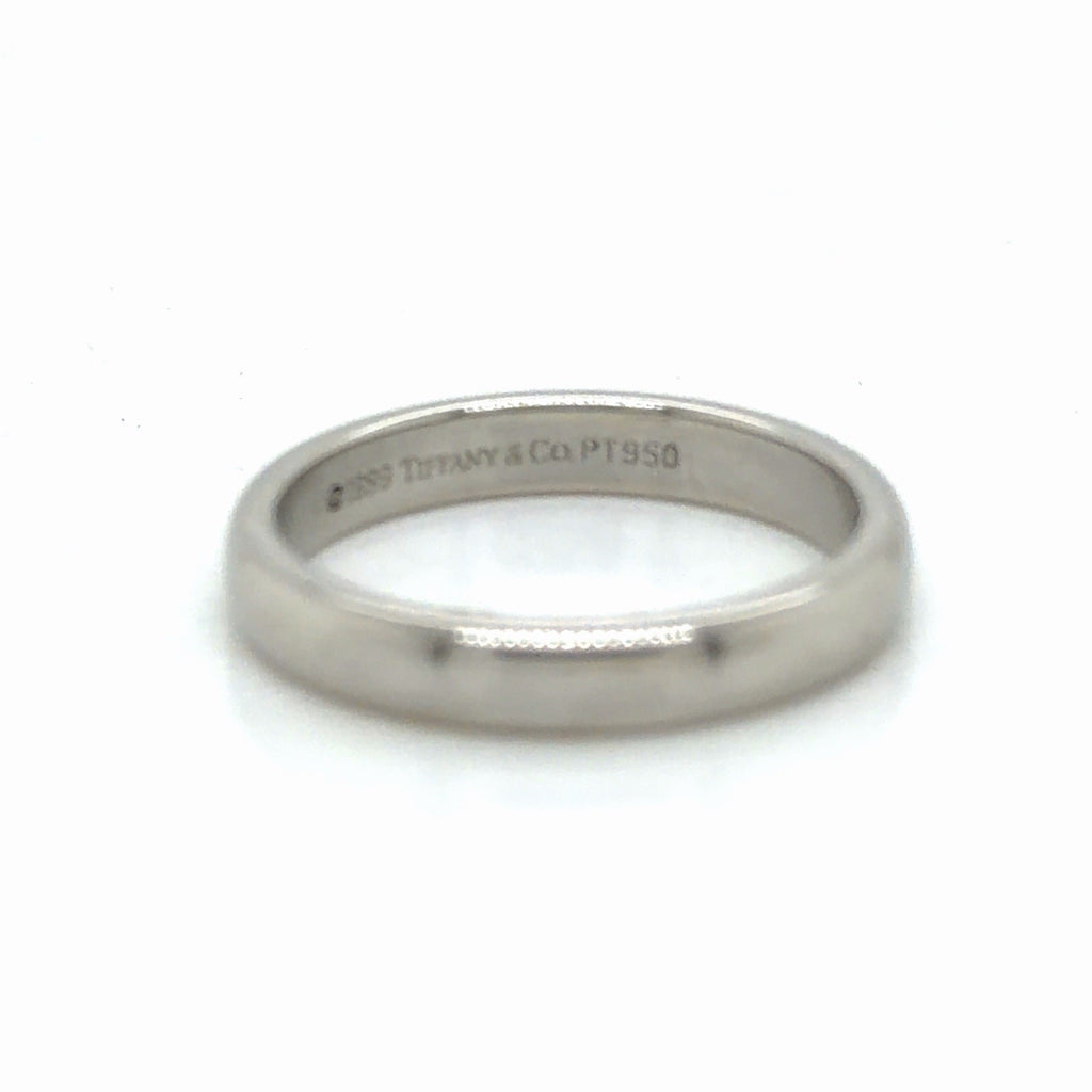 Tiffany & Co. Platinum 950 3mm Wedding Band Size 5 4.63g (view 8)