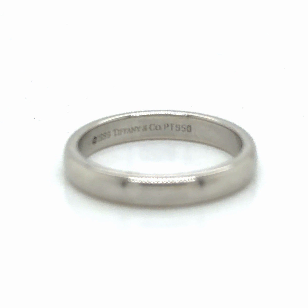 Tiffany & Co. Platinum 950 3mm Wedding Band Size 5 4.63g (view 8)