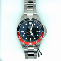 Duxot Altum 42 mm Swiss Quartz Watch Black & Red "Coke" Bezel DX-2025-55 (view 1)