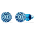 Swarovski Lucent Stud Earrings Pave Ball Blue Finish Crystals/pvd 5680693 (view 1)