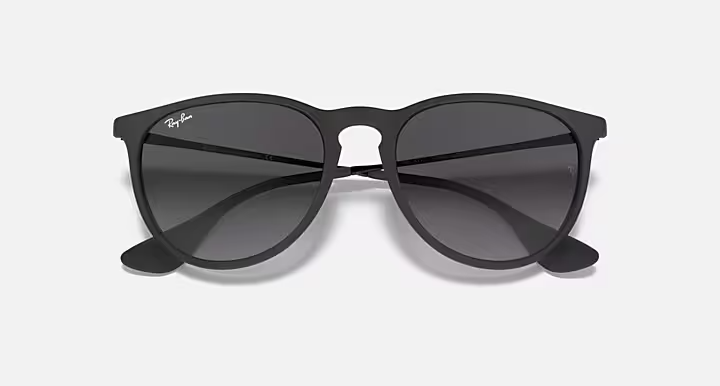Ray-Ban Sunglasses Erika Rubber Black Light Grey Gradient RB4171 622/8G 54-18 (view 3)