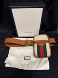 Gucci Canvas 34" Belt Bag Phone Case Beige/Brown (view 1)
