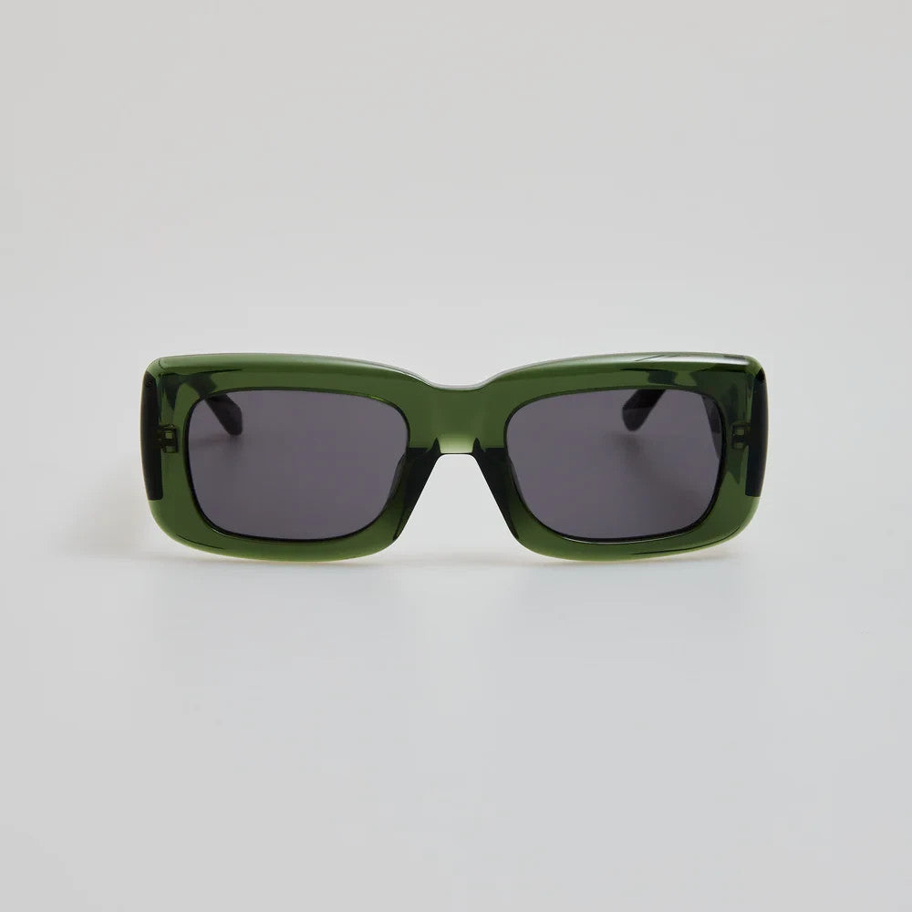 THE ATTICO x LINDA FARROW MARFA SUNGLASSES MILITARY GREEN ATTICO3C34SUN 140mm — view 2