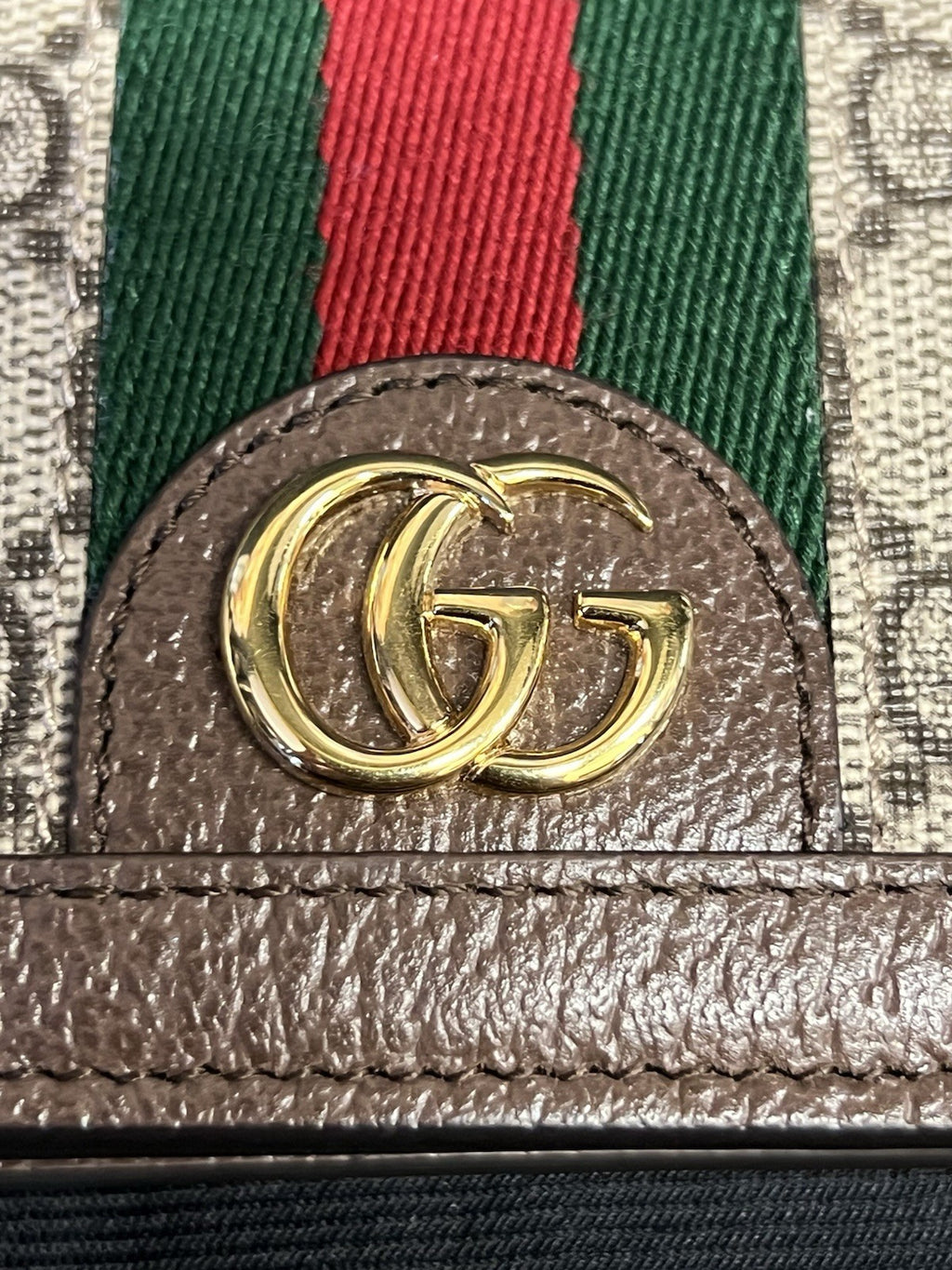 GUCCI OPHIDIA GG SUPREME CANVAS AND LEATHER COMPACT WALLET13