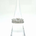 Tiffany & Co. Lucida Ring Set PT950 1.06ct Solitare & Channel Set Band Size 7.5 (view 1)
