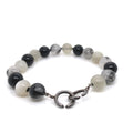 Tiffany & Co. Sterling Silver Paloma Picasso Onyx Quartz Bead Bracelet — Certified Authentic | San Diego Jewelry Buyers