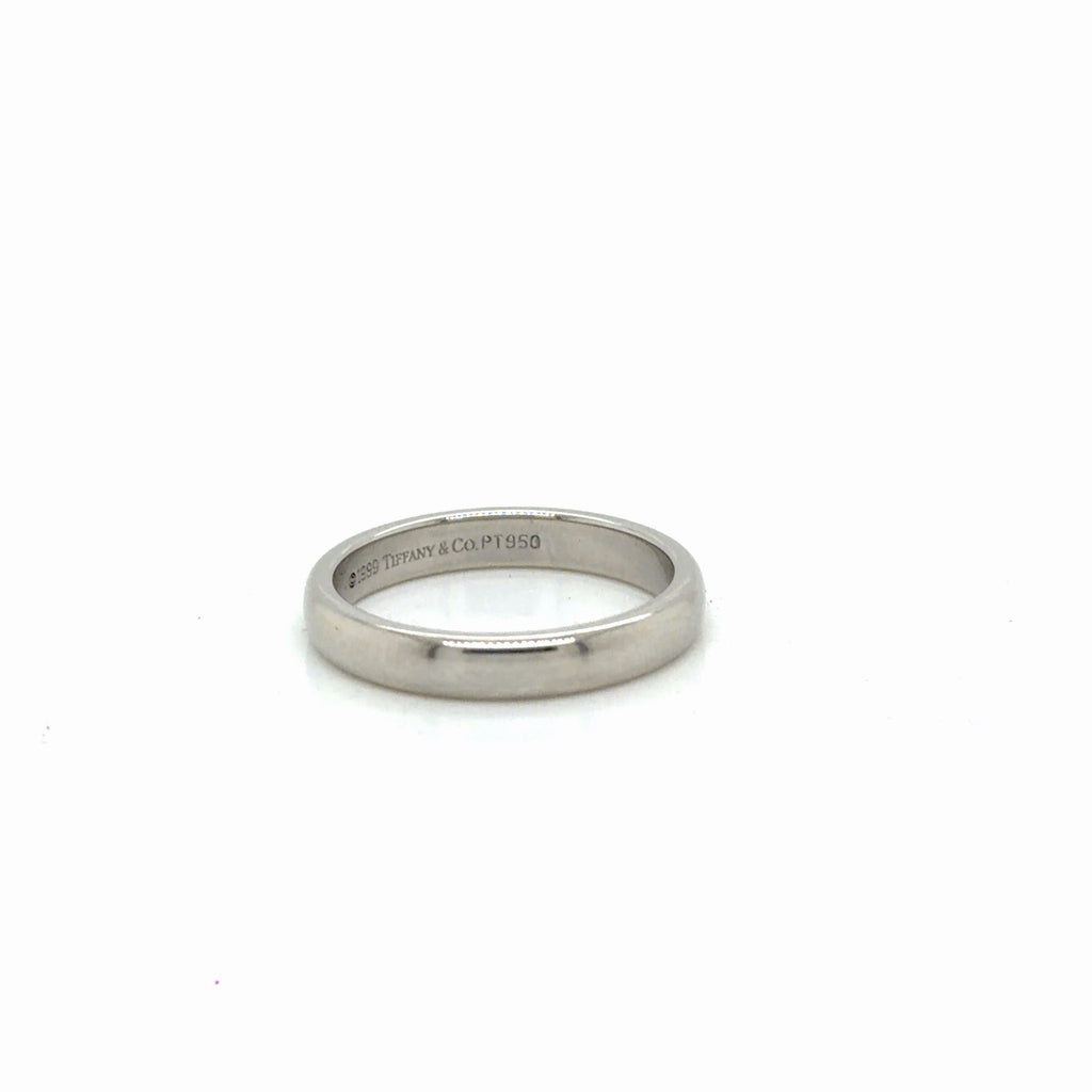 Tiffany & Co. Platinum 950 3mm Wedding Band Size 5 4.63g (view 2)