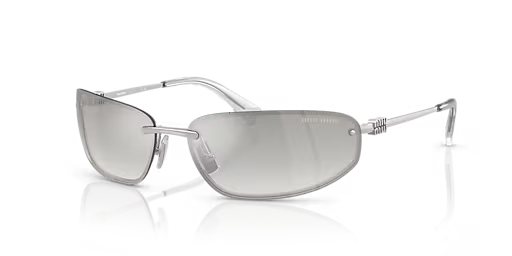 Miu Miu Sunglasses MU A50S 1BC8H1 68-15 Silver Clear Silver Gradient — view 2