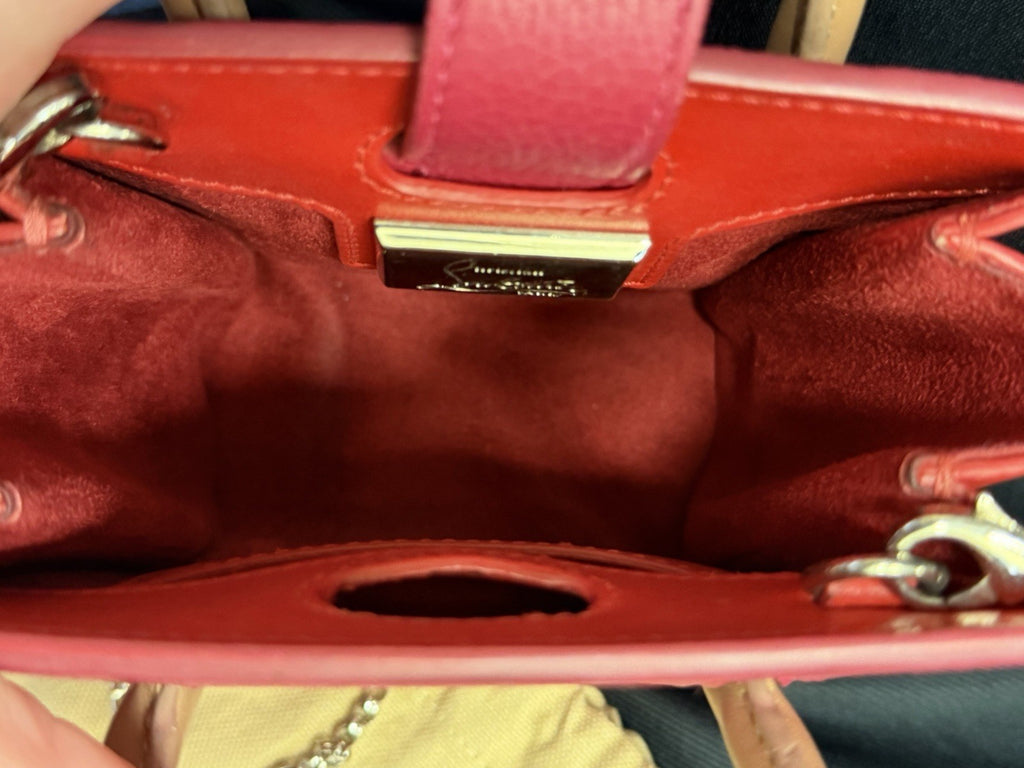 Christian Louboutin Nano Paloma Bag Pink Removable Chain Strap (view 6)