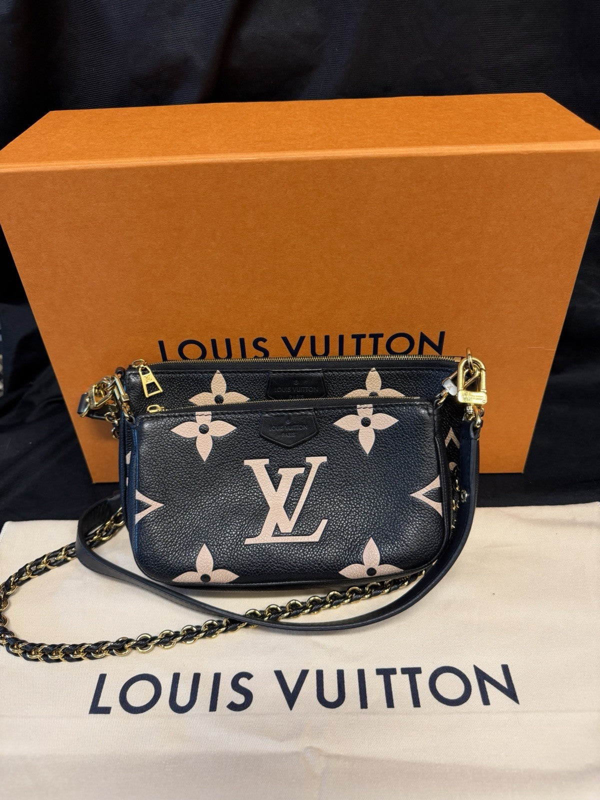 Louis Vuitton Multi Pochette Accessories M45777 Bicolour Monogram Empriente — view 2