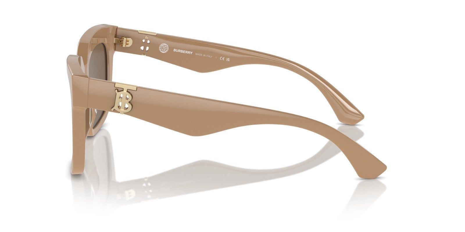 Burberry Sunglasses BE4419 Beige Dark Brown — view 3