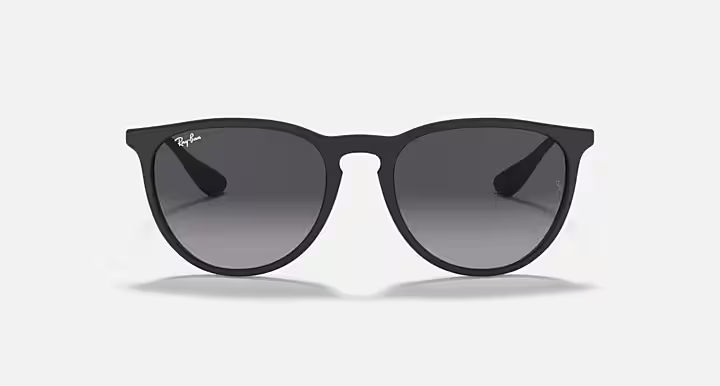 Ray-Ban Sunglasses Erika Rubber Black Light Grey Gradient RB4171 622/8G 54-18 (view 2)