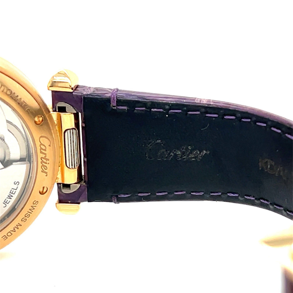 CARTIER PASHA 35MM 18K ROSE GOLD DIAMOND BEZEL WJPA0012 EXTRA STRAPS, BOX — view 15