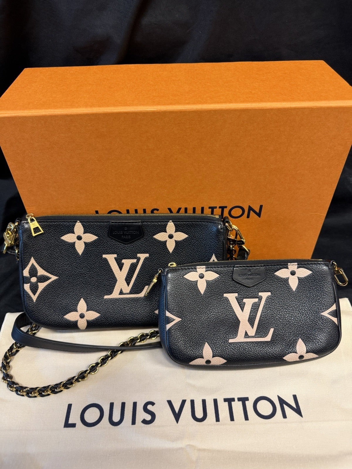Louis Vuitton Multi Pochette Accessories M45777 Bicolour Monogram Empriente — view 3