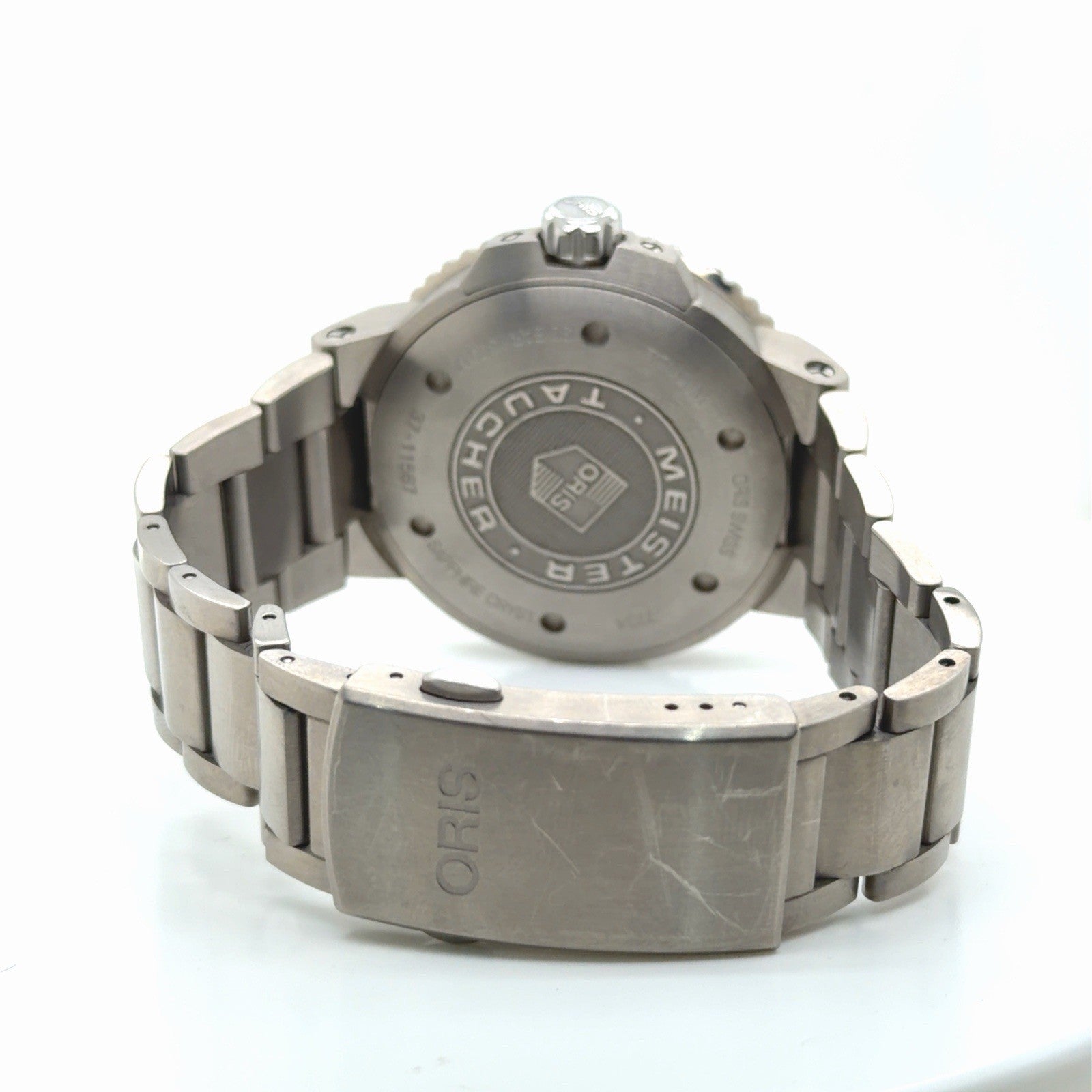 Oris Aquis 749 7734 71 54- Set Meistertaucher Titanium 43.5 mm with Box & Manual — view 3
