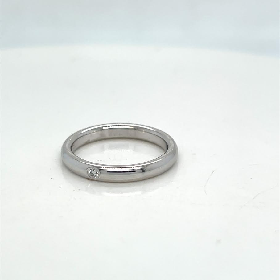 Tiffany & Co. Elsa Perreti Band Ring Round Brilliant Diamond Size 5 2.77mm (view 2)