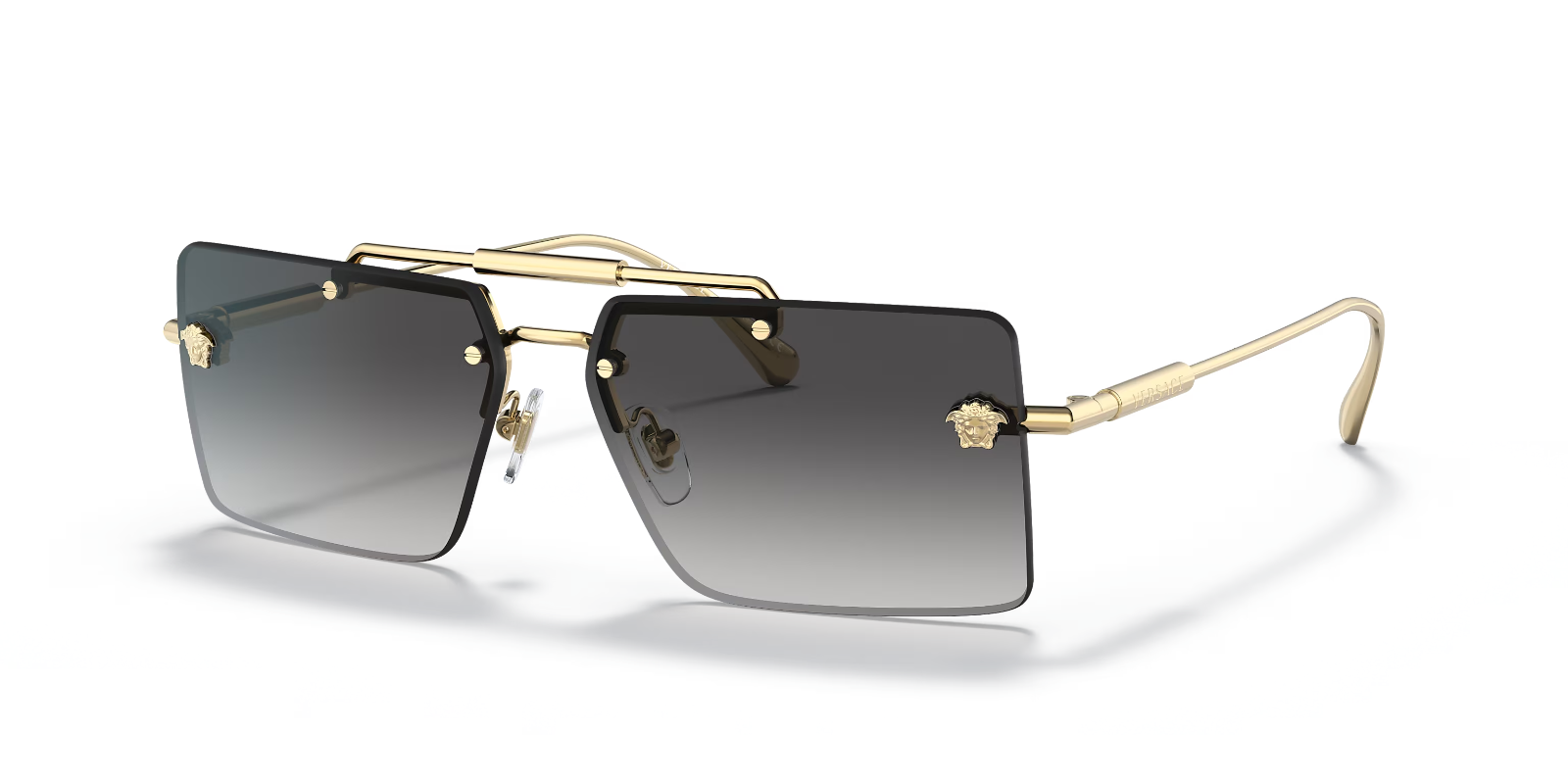 Versace Sunglasses VE2245 10028G 60-13 Gold Grey Gradient — view 2