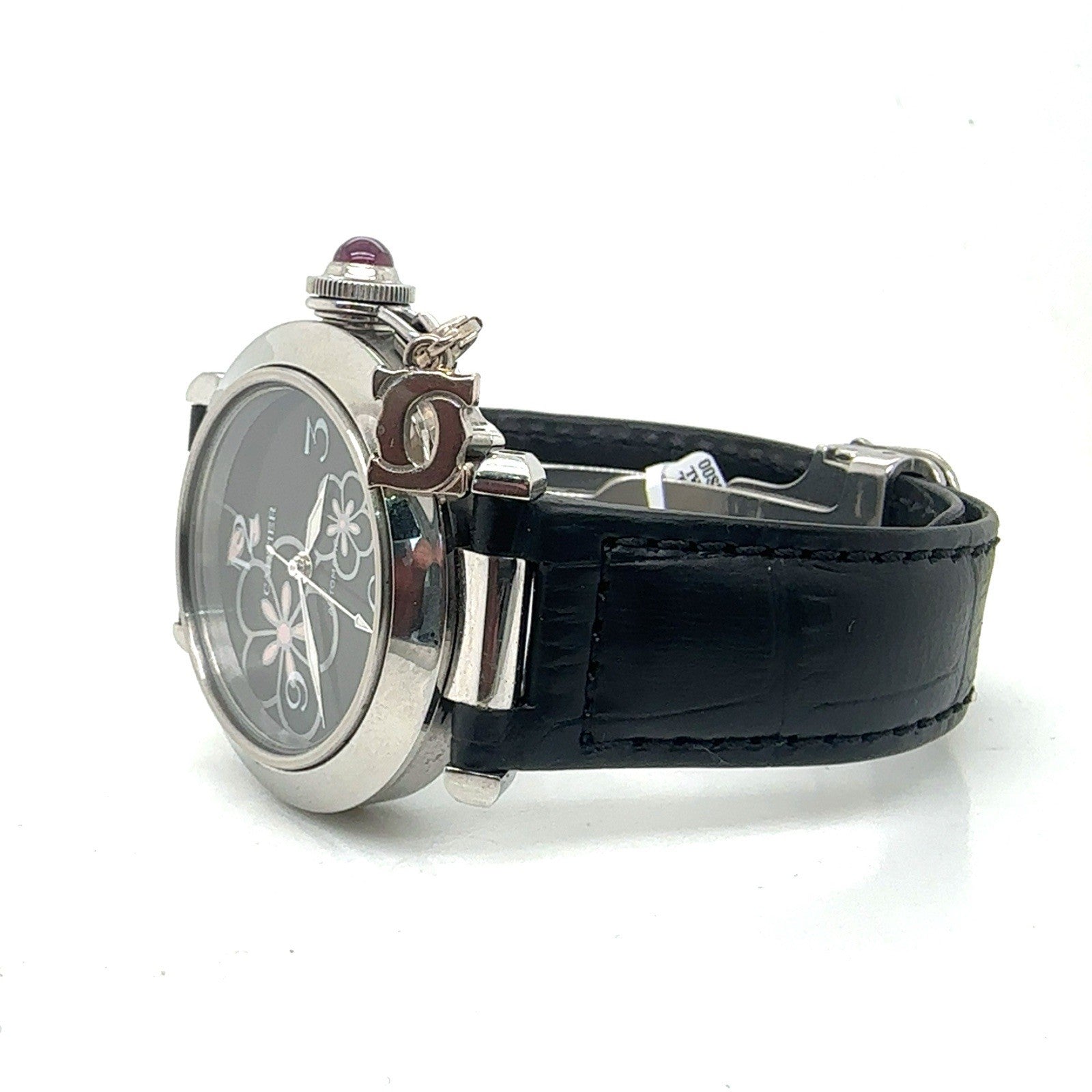 Cartier Floral Pasha C Automatic Stainless Steel Watch Limited Edition 35mm — view 5