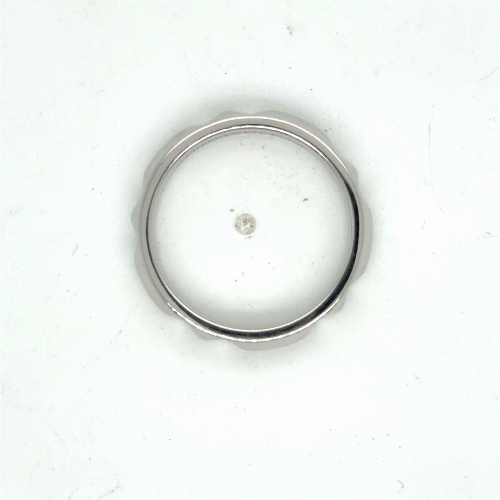 Tiffany & Co. Tiffany True 4 mm Beveled Band Platinum PT 950 Size 8 (view 9)