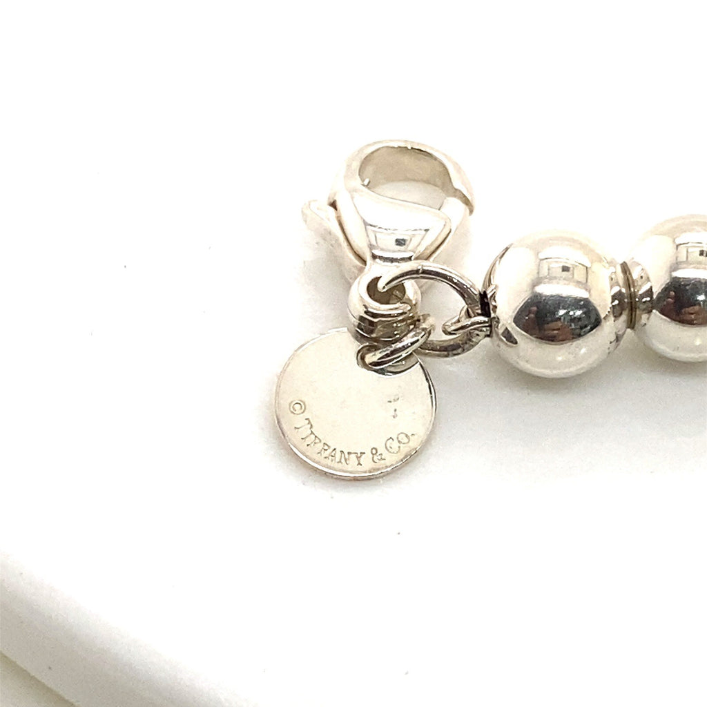 Tiffany & Co. Sterling Silver 10mm Bead Ball Bracelet 7.5" (view 3)