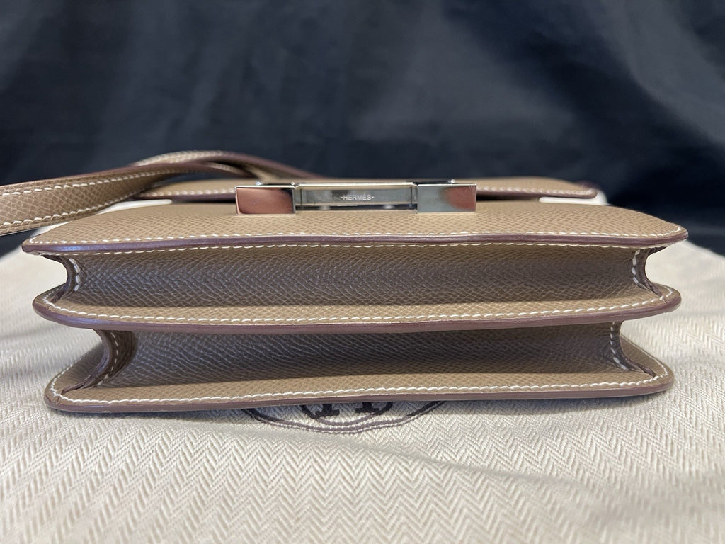 Hermes Constance 18 Shoulder Bag Etoupe Palladium Hardware Epsom Leather 2020 (view 6)