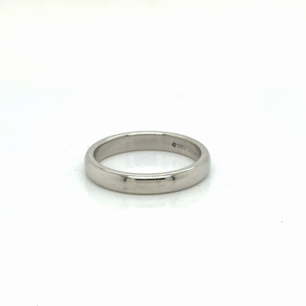 Tiffany & Co. Platinum 950 3mm Wedding Band Size 5 4.63g (view 6)