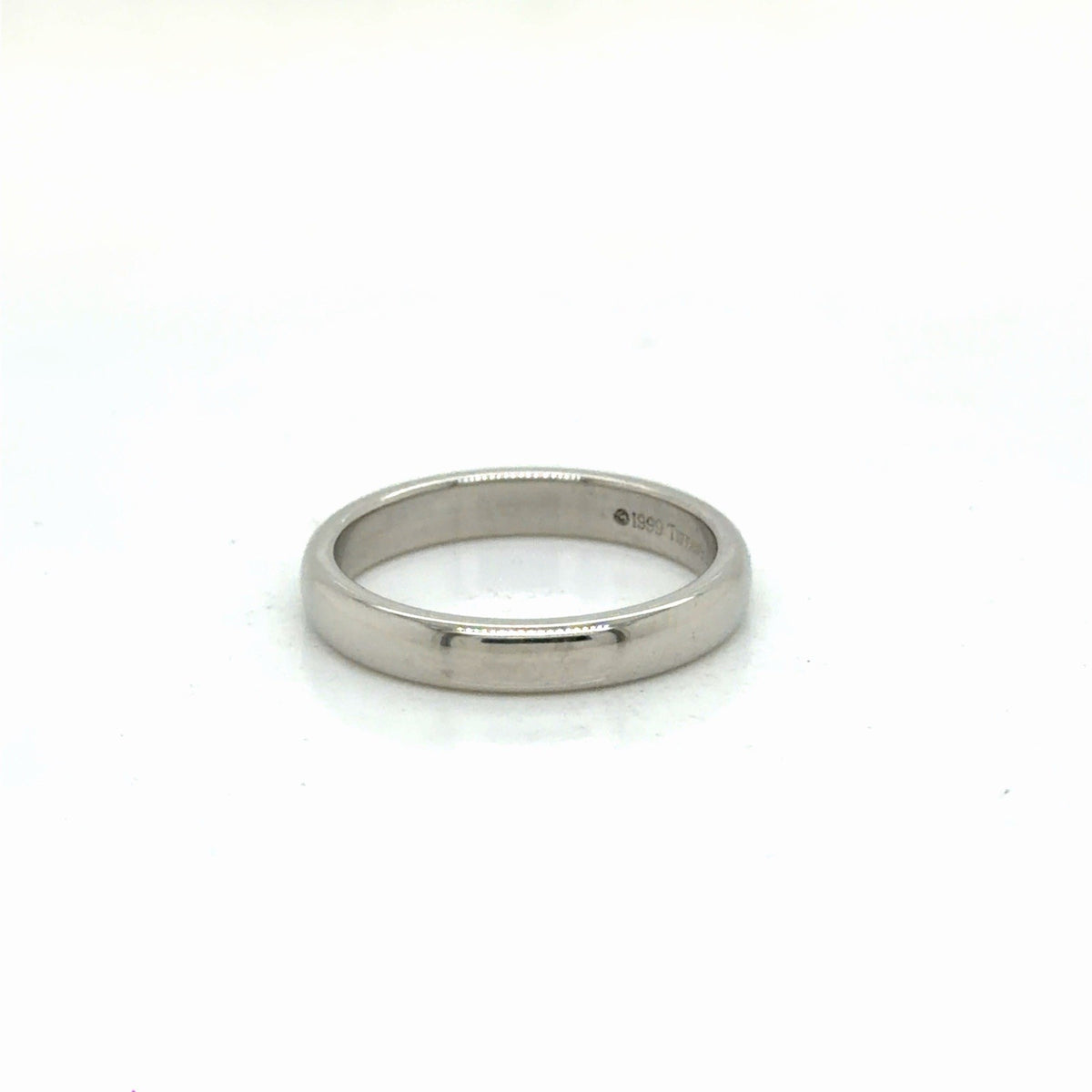 Tiffany & Co. Platinum 950 3mm Wedding Band Size 5 4.63g (view 6)
