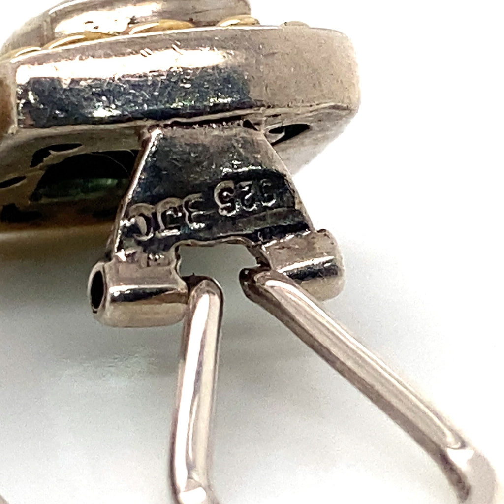 Samuel Behnam bjc earrings/ring set silver/14ky & praseolite quartz (view 8)