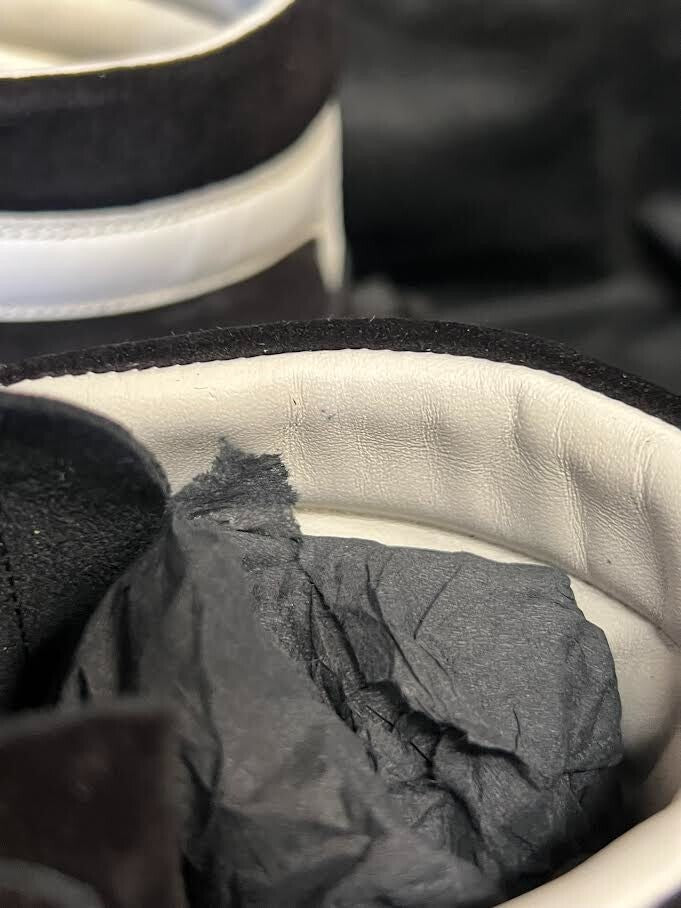 Saint Laurent SL/O2H High Top Sneakers Black and White Suede Size 39 (us 6) (view 19)