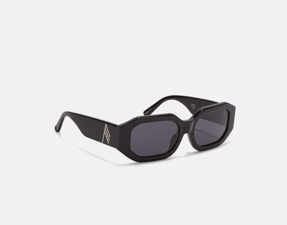 The Attico x Linda Farrow Blake Sunglasses Black ATTICO45C1SUN 140mm 56-19 (view 1)