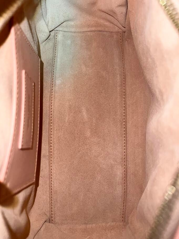 Saint Laurent Classic Baby Duffle Bag Pink Leather W Detachable Crossbody Strap (view 8)